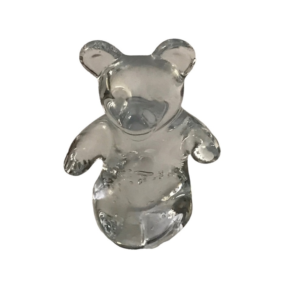 Bubble glass Bear Paperweight
